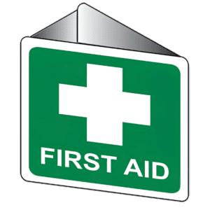 Off-Wall Poly First Aid Sign 22.5 x 22.5cm Customers also search for:  434863,  434863,  30401119