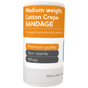 AEROCREPE Medium Cotton Crepe Bandage 10cm x 4M Wrap/12 Customers also search for: baremedical 2309125, Lymphlex LOR003, MEDICREPE ACC004, Sentry ACC001, Surviv-A-Wrap CRBW100S, Surviv-A-Wrap CRBW100SL, SURVIVAL CREPE, Trafalgar 856723, Universal Choice CRBW100UB1L,  A37607,  21230,  1060,  1085,  12604213,  SB665,  10301014