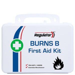 REGULATOR Burns B First Aid Kit 21x 7.5 x 13cm Customers also search for: First Aid Works FAWT2UMBM,  BKLS1