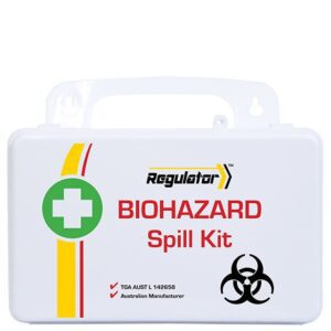 REGULATOR Biohazard Plastic Spill Kit 13 x 21 x 7.5cm Customers also search for: Trafalgar 101930,  A34612,  A46219,  20301100