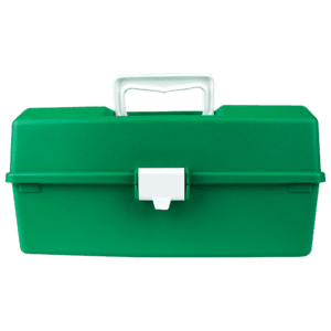 AEROCASE Green Plastic Tacklebox with 1 Tray 16 x 33 x 19cm Customers also search for:  B1,  F1