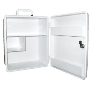 AEROCASE Large White Plastic Cabinet with Key Latch 32 x 37 x 18cm Customers also search for:  6P