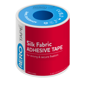 AEROTAPE Silk Fabric Adhesive Tape 5cm x 5M Customers also search for: Essity 01524-00, Smith & Nephew 36361512