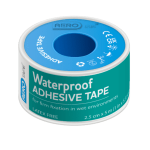 AEROTAPE Waterproof Adhesive Tape 2.5cm x 5M Customers also search for: Essity 02322-00, Smith & Nephew 36361524, Trafalgar 42322