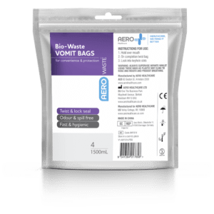 AEROWASTE Bio-Waste Vomit Bag 1500ml Bag/4 Customers also search for: Sickeze VB011, Trafalgar 102826,  4058,  4058