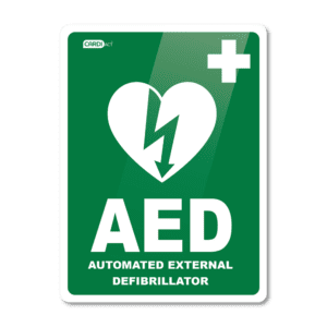 CARDIACT Poly AED Sign 22.5 x 30cm Customers also search for:  RD5050,  EAEDE3022P,  PWS8,  434862,  434862,  30402032