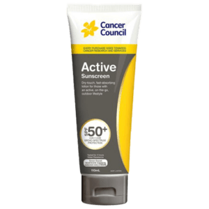 CANCER COUNCIL SPF50+ Active Sunscreen Tube 110mL Customers also search for: 16009