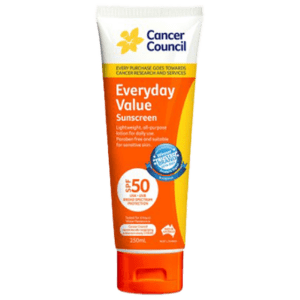 CANCER COUNCIL SPF50 Everyday Value Sunscreen Tube 250mL Customers also search for:  SS250-50,  00672A