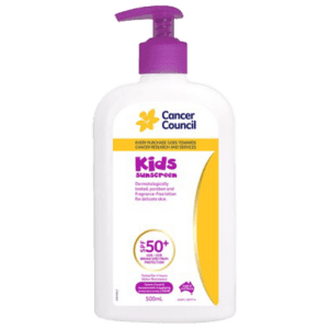 CANCER COUNCIL SPF50+ Kids Sunscreen Pump 500mL