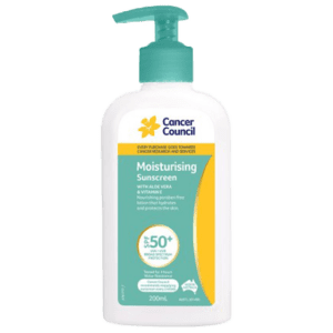 CANCER COUNCIL SPF50+ Moisturising Sunscreen Pump 200mL