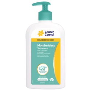 CANCER COUNCIL SPF50+ Moisturising Sunscreen Pump 500mL