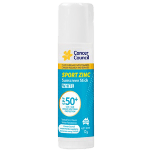 CANCER COUNCIL SPF50+ Sport Zinc Sunscreen Stick 12g Customers also search for:  A40212,  ZS12-50