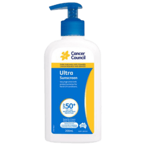 CANCER COUNCIL SPF50+ Ultra Sunscreen Pump 200mL Customers also search for:  00641A