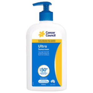 CANCER COUNCIL SPF50+ Ultra Sunscreen Pump 500mL Customers also search for: 11502014