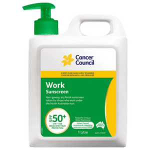 CANCER COUNCIL SPF50+ Work Sunscreen Pump 1L Customers also search for:  SS1-50