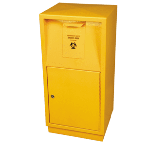 AEROHAZARD Steel Sharps Disposal Safe 23L (includes 2 x SD23000)