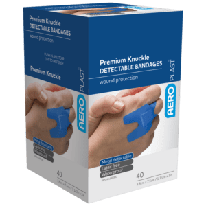 AEROPLAST Premium Detectable Knuckle Dressings 7.5 x 3.8cm Box/40 Customers also search for: bandaid,  P15, bandaid,  A25394, bandaid,  69044, bandaid,  10203014, bandaid,  10203013