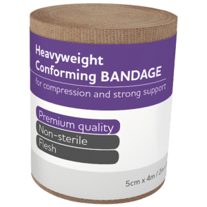 AEROFORM Heavyweight Conforming Bandage 5cm x 4M Wrap/12 Customers also search for: 3M AH019433913, Elastoplast 46017, Essity 73050-00, FastAid B1-BULK, First Aiders Choice 856728, MEDICREPE WB002H, MEDICREPE WB007H, Smith & Nephew 36361483,  B1-BULK,  FRB405,  BDCH02