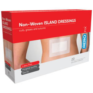 AEROFIX Non-Woven Island Dressing 9 x 15cm Box/20 Customers also search for: AsGUARD Flex + ISD003, Medstock MS100815NSI, MedStock MS100815NSI, Smith & Nephew 66000318,  13070005