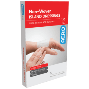 AEROFIX Non-Woven Island Dressing 6 x 8cm Box/5 Customers also search for: Essity 79952-05, Smith & Nephew 36361377, Smith & Nephew 36361362,  223501