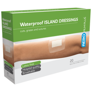 AEROFILM PLUS Waterproof Island Dressing 6 x 7cm Box/20  Box / 20 Customers also search for: Smith & Nephew 66000708, Smith & Nephew 76248,  10204038