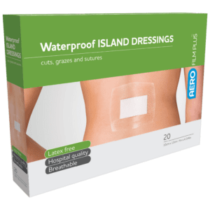 AEROFILM PLUS Waterproof Island Dressing 10 x 12cm  Box/20 Customers also search for: Medstock MS501012TI, Sentry SAGISC003, Smith & Nephew 66000712,  13070013,  12633262,  SB862,  10204037