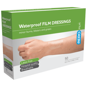 AEROFILM Waterproof Film Dressing 6 x 7cm  Box/50 Customers also search for: AsGUARD Clear ISB002, baremedical 1990270, Leukoplast 7238108, Leukoplast 7238108, Sentry SAGISB002, Smith & Nephew 4628,  13070017,  13070019,  13070021