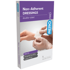 AEROPAD Non-Adherent Dressing 5 x 5cm Box/5 Customers also search for: Essity 76172-00, Johnson & Johnson 79622626, MedStock PHA100505NSP, Smith & Nephew 36361357, Smith & Nephew 36361374, Trafalgar 873420-1,  D3,  APD50,  2152,  10205007,  10205012