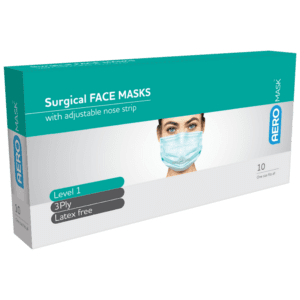 AEROMASK Level 2 Surgical Mask Box/10 Customers also search for: PRIMED PM4-312, PRIMED PM4-306,  A49470,  88715,  MASK-SURG50,  10025518,  SB223