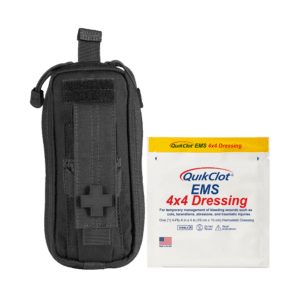 RAPIDSTOP Bleeding Control Kits – Small, Tactical Pouch – EMS Dressing