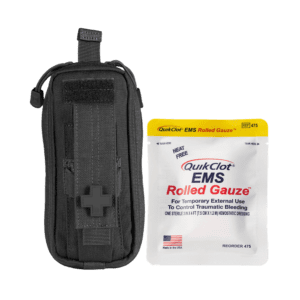 RAPIDSTOP Bleeding Control Kits – Small, Tactical Pouch – EMS Roll