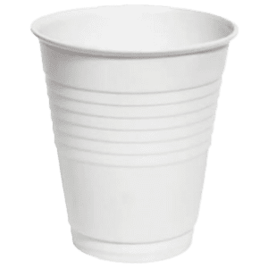 Plastic White Disposable Cup