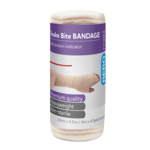 AEROFORM Short Snake Bite Bandage with Indicator 10cm x 4.5M Wrap/12 Customers also search for: First Aiders Choice 102820,  106402