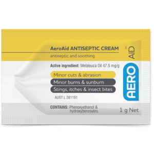 AEROAID Antiseptic Cream Sachet 1g Customers also search for: Aeroaid RAPCRM01A, Brave Nature 879860, Trafalgar 879860,  FRS030-A,  of-10,  A508,  09853A,  A517,  SAVRC1,  10103001