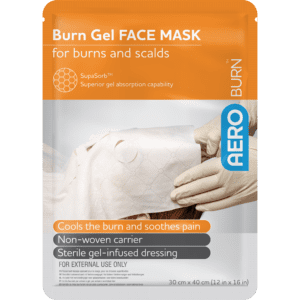 AEROBURN Burn Gel Face Mask 30 x 40cm Customers also search for: Burn Aid BURNFACE, Burn Aid BURNGEL0350, BURNSHIELD 901135, BURNSHIELD 901000, Trafalgar 880788,  FRH110,  10502004