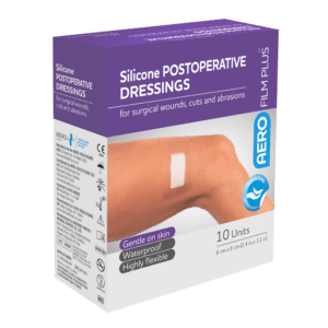 AEROFILM PLUS Sensitive Silicone Postoperative Dressing 6 x 8cm  Box/10 Customers also search for: Essity 76464-00, Essity 76464-00, Essity 76178-00