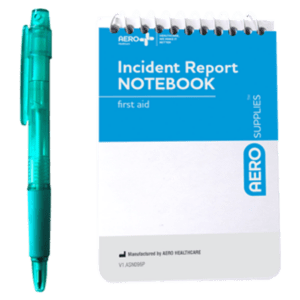 AEROSUPPLIES First Aid Notebook with Pen Customers also search for: Trafalgar 87552,  45005,  3140,  3140,  10130800,  11101121