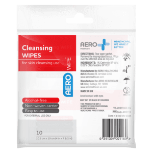 AEROWIPE Alcohol-Free Cleansing Wipes Env/10 Customers also search for: Brava 12080, First Aiders Choice 873600, Trafalgar 871272, VeraSoft VER011, Wound Wipes A22219,  A3,  BTS1396,  505410,  505410,  10101005