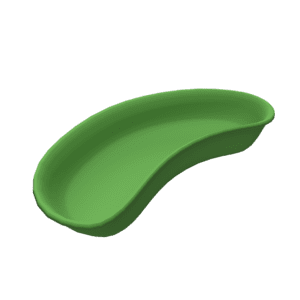 Disposable Green Plastic Kidney Dish 700mL (230mm)