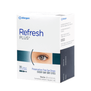 REFRESH Plus Eye Drops 0.4ml Box / 30 Customers also search for: Trafalgar 100270,  03481A