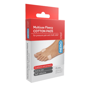 AEROSTEP Multiuse Fleecy Cotton Pad 68 x x100mm Box/4