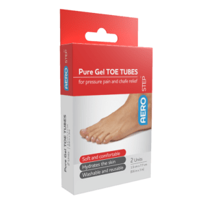 AeroStep Pure Gel Toe Tube 2pk